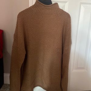 Oversized camel sweater